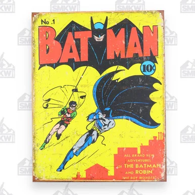 1966 Batman #1 Cover Tin Sign SG1966