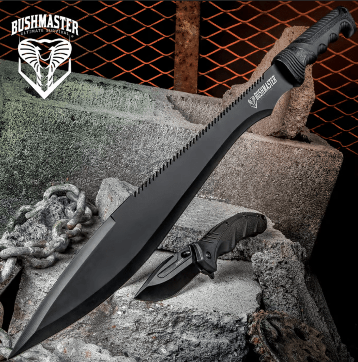 2-Piece Bushmaster Cobra Strike Tactical Knife Set