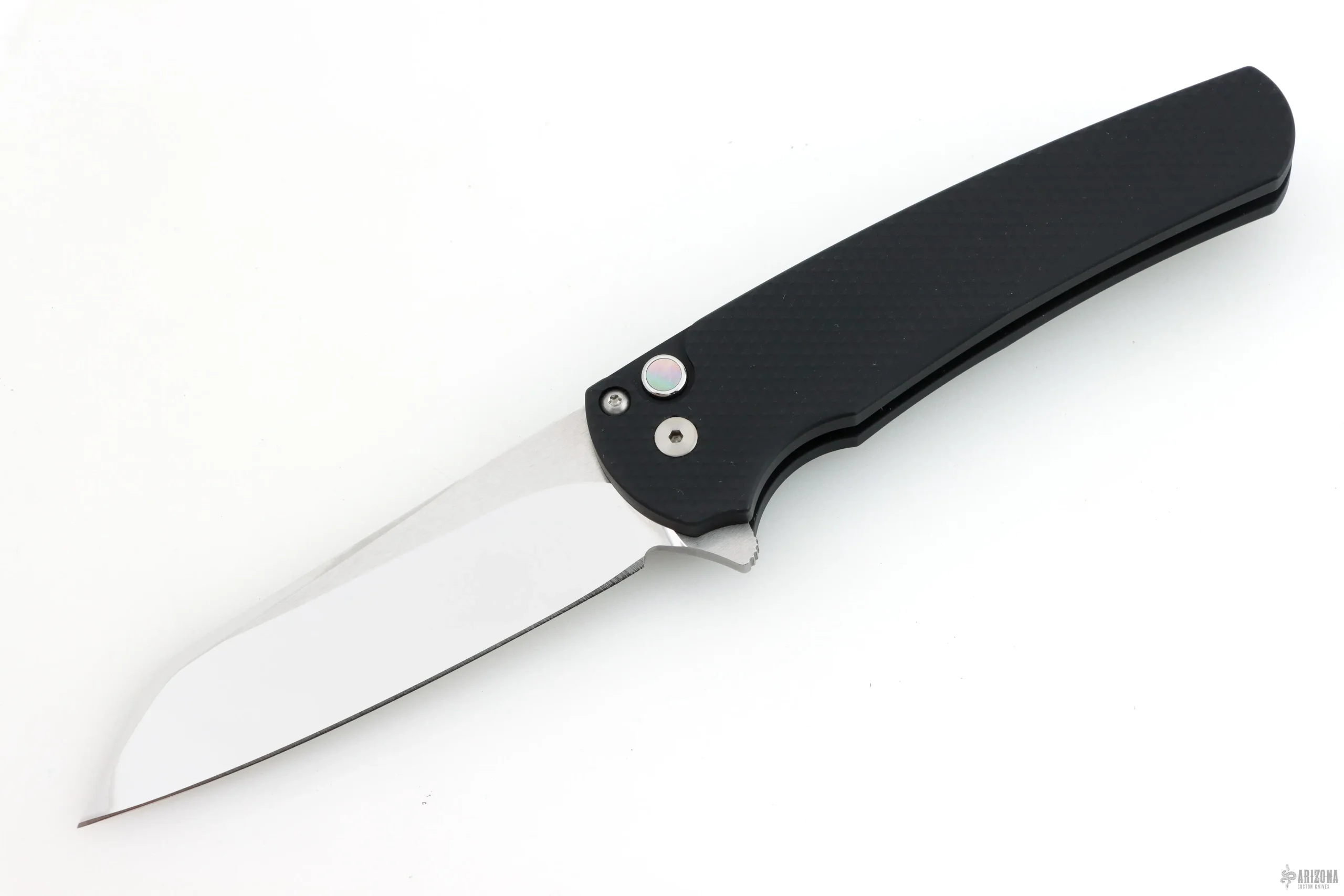 2023.005 Malibu Textured Black Handle Mike Irie Mirror Polish