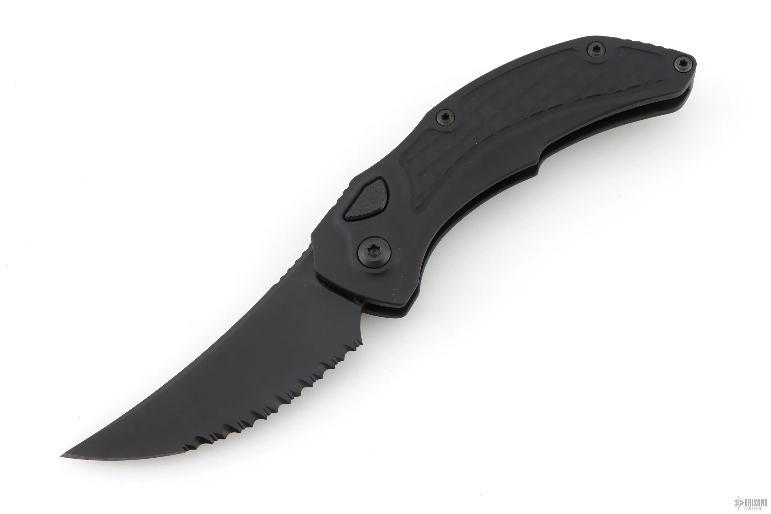 268A-3DLCTSH Brachial Auto S/E Shadow DLC Full Serrated DLC Hardware