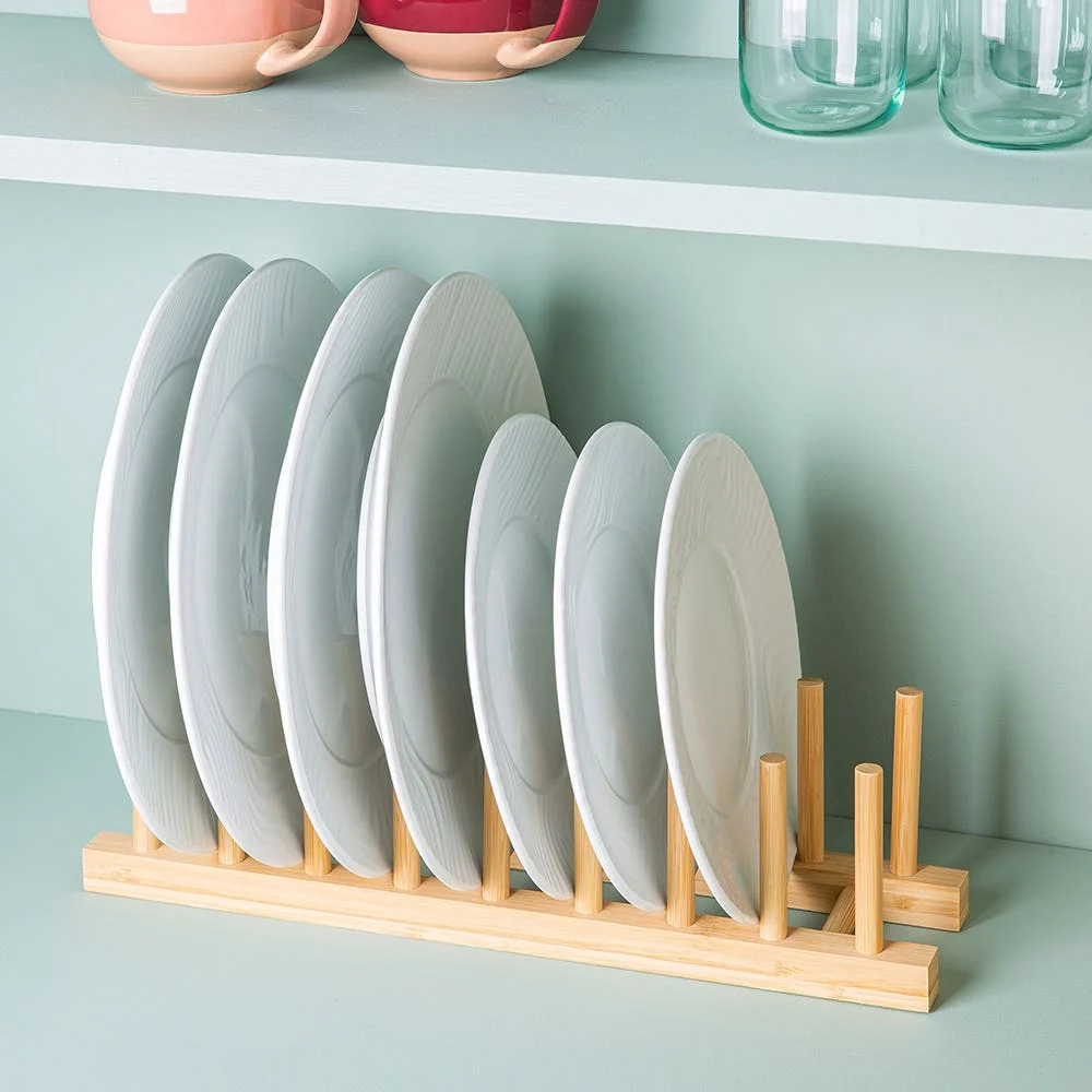 KSP Natura Bamboo Plate Rack (Natural)