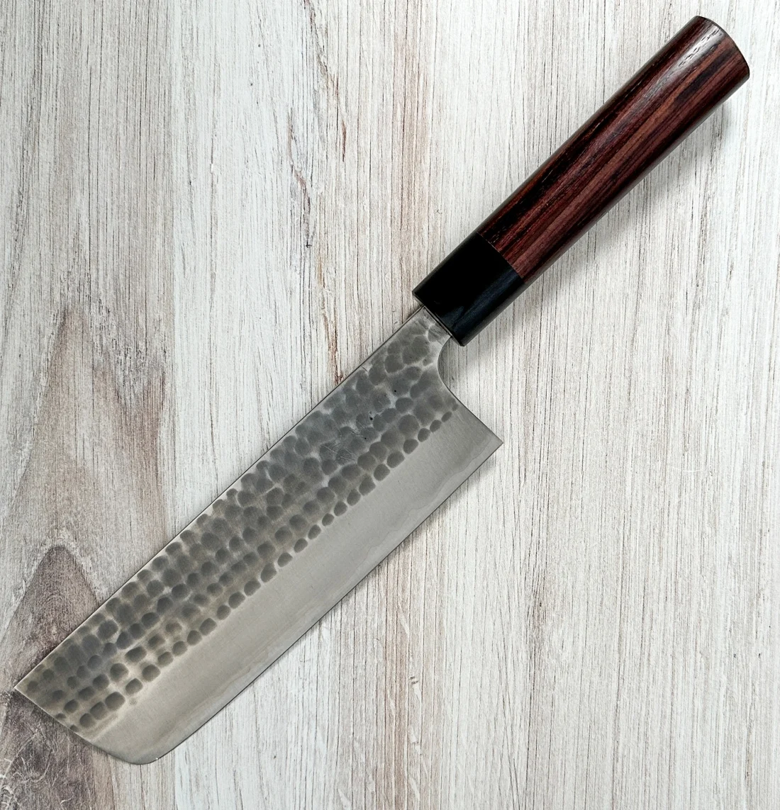 Anryu Blue #2 Hammered Nakiri 165mm
