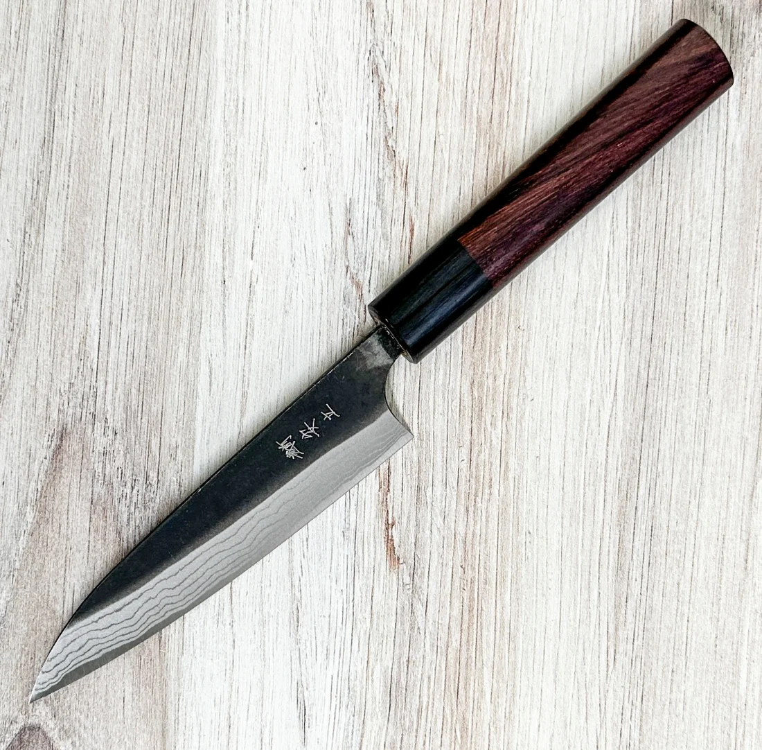 Anryu Kurouchi Damascus Petty 120mm