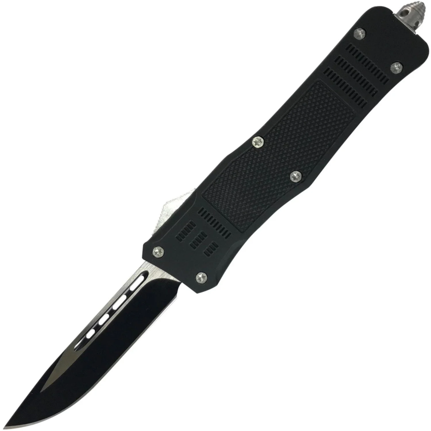 Armed Force Tactical Automatic OTF Pocket Knife w/ Molle Holster 3.25"