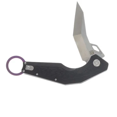 Artisan Cutlery Cobra Folding Knife Rose Carbon Fiber ATZ1811GRES