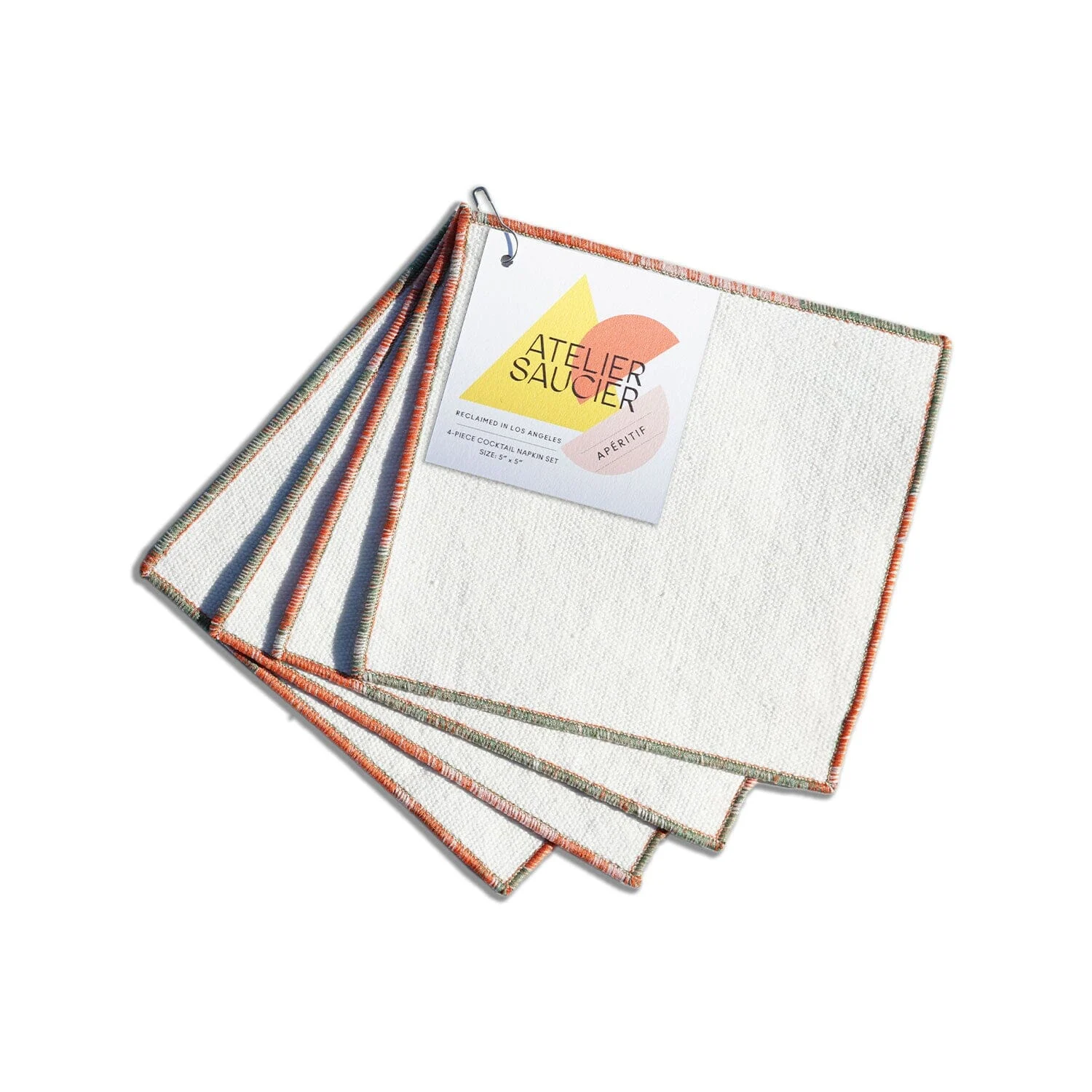 Atelier Saucier Cocktail Napkins — Set of 4