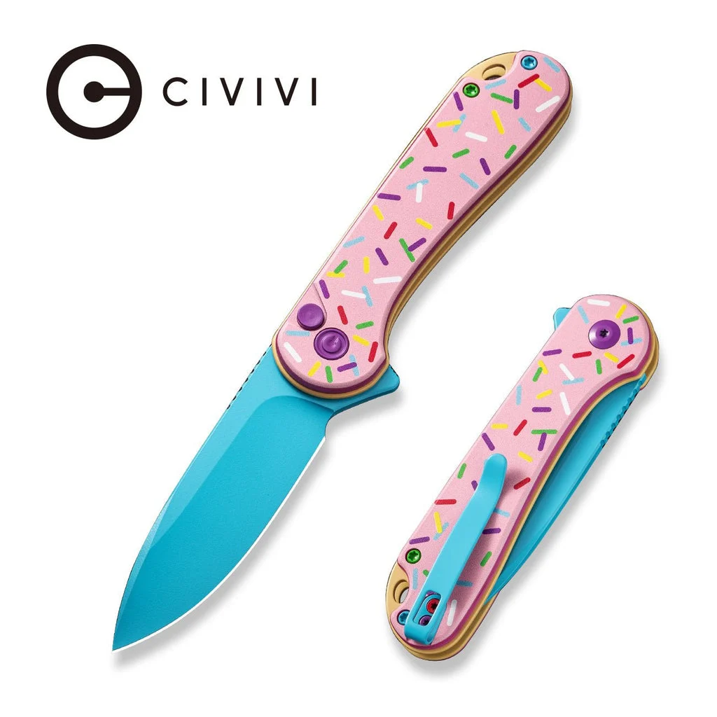 Blade HQ Exclusives SKU - CIVIVI Button Lock Elementum II Flipper Knife C18062P-5