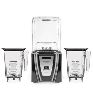 Blendtec Commercial Connoisseur 825 Blender + 2 WildSide Jars