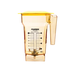 Blendtec Commercial FourSide Blender Jar | 2 Qt. (Yellow)