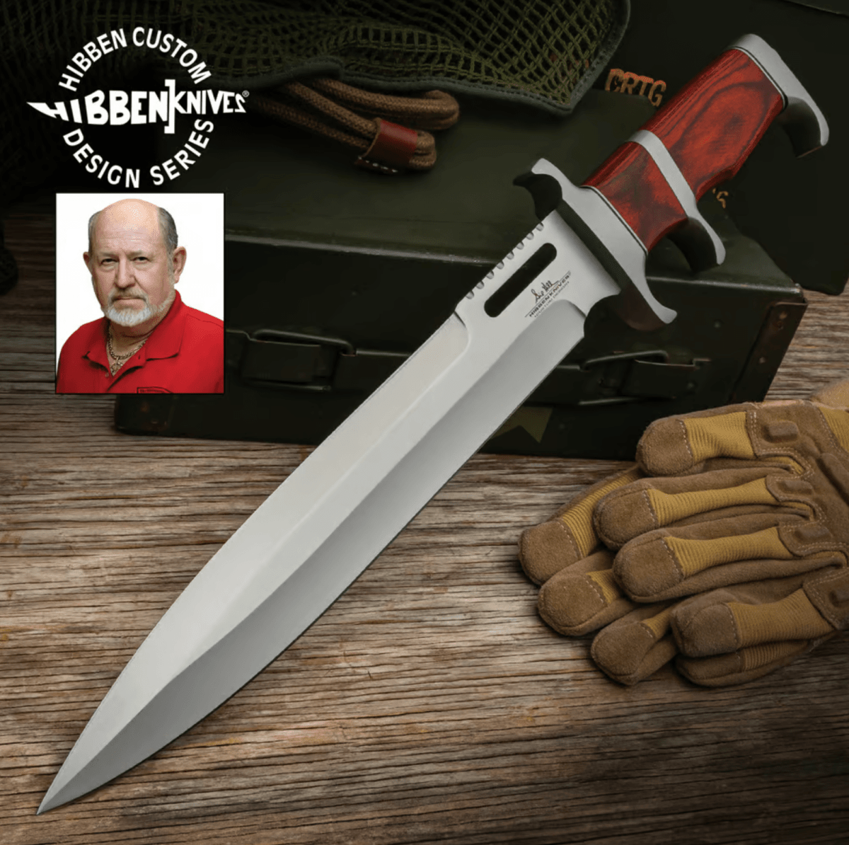 Bloodwood Sub Hilt Knife - Gil Hibben Toothpick