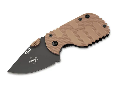 Boker Plus 01BO529 Subcom 2.0 - 2.28" Plain Edge D2 Blade - Coyote Zytel Scales DISCONTINUED ONLY 8 LEFT