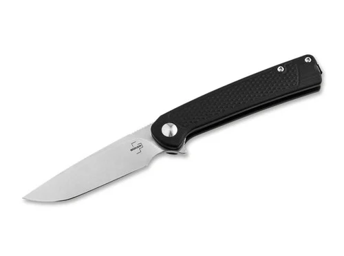 Boker Plus 01BP0026 Fire Ant Black Flipper - 2.91" Drop Point 1.4116 Stainless Blade - Black Polypropylene Handle