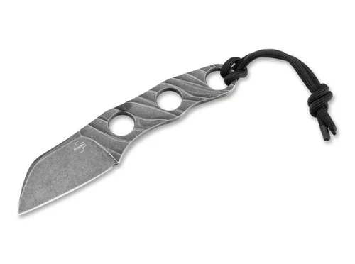 Boker Plus 02BO069 Kazhan - 2.24" Sheepfoot D2 Blade - Black Kydex Sheath