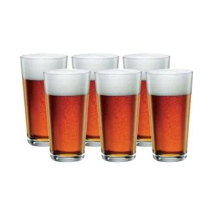 Bormioli Rocco Sestriere Pint Glasses (Set of 6) | 19.5oz 