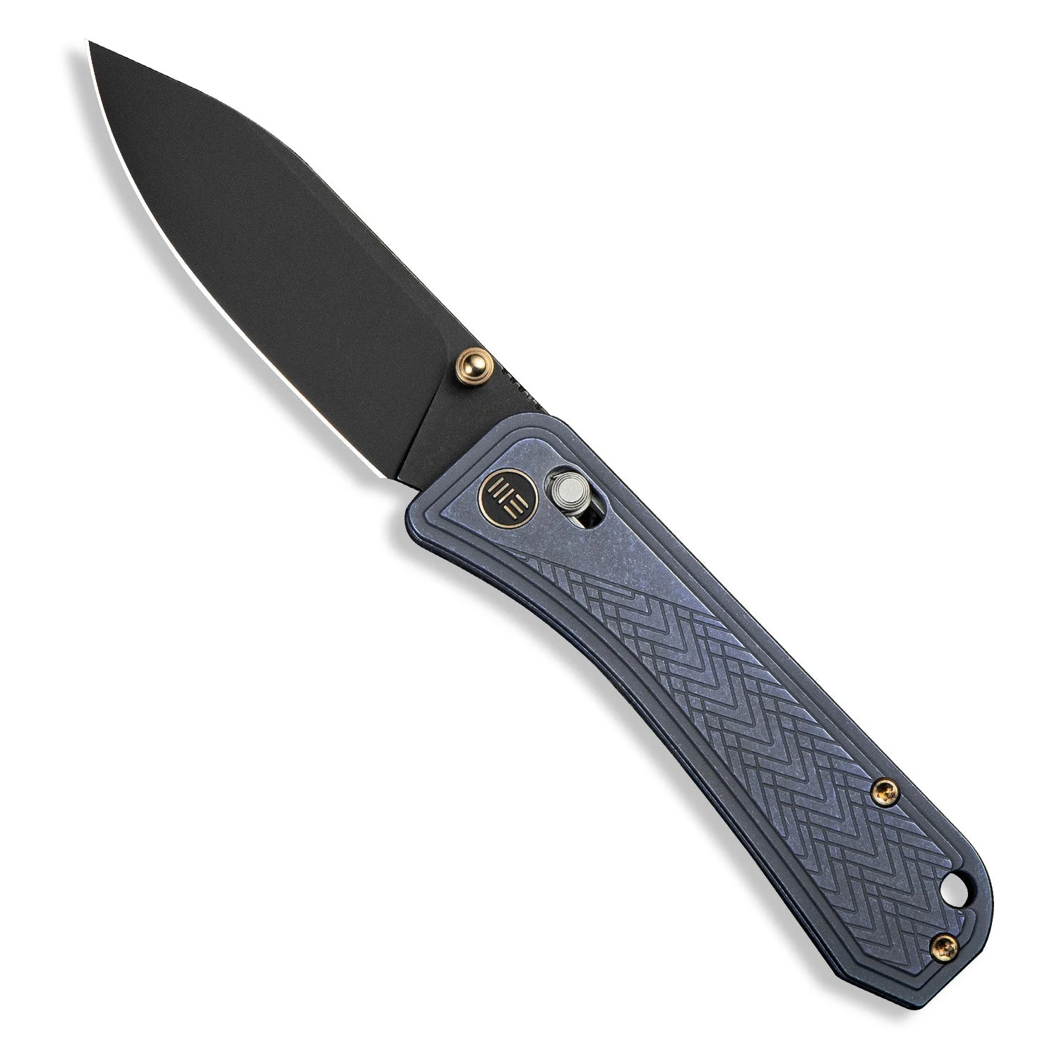 Bougie Banter Pocket Knife - Blue Titanium - S45VN