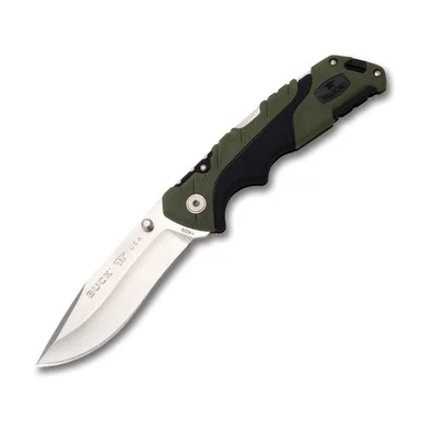 Buck 659 Pursuit Large Folding Knife 3.62in Satin Plain Drop Point BU11892