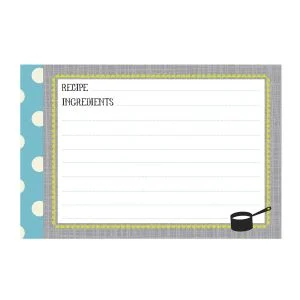 C.R. Gibson 4" x 6" Recipe Cards | Kitchen Gear