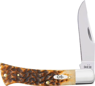 Case Axe Handle 10799 — 4 in. Peach Seed Jig Amber Bone (BR61135 SS)