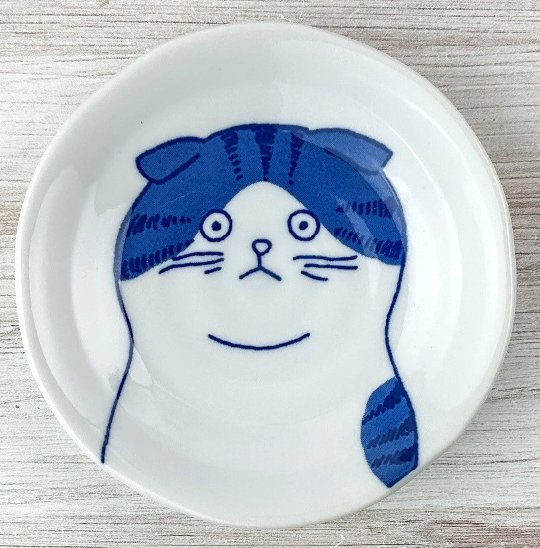 Cat Face "Ears Flat Got That" Plate 4.75"
