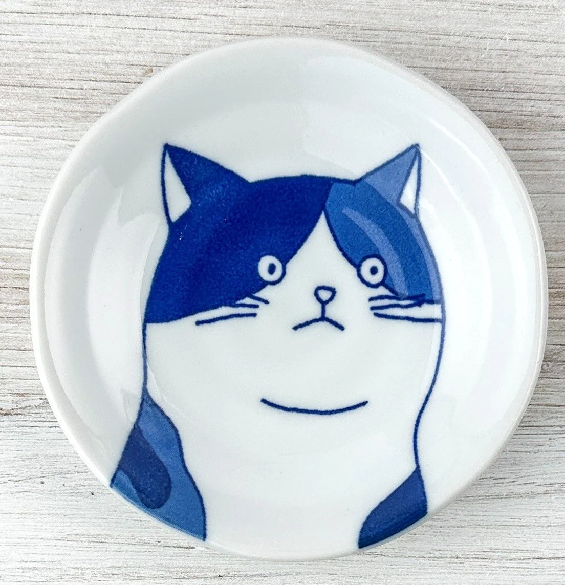 Cat Face "Maru" Plate 4.75"