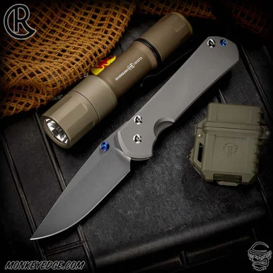 Chris Reeve Knives Folder: Sebenza 31 Large - Drop Point Glass Blasted