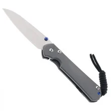Chris Reeve Small Sebenza 31 Titanium Handled Insingo Stonewashed Magnacut Blade S31-1008