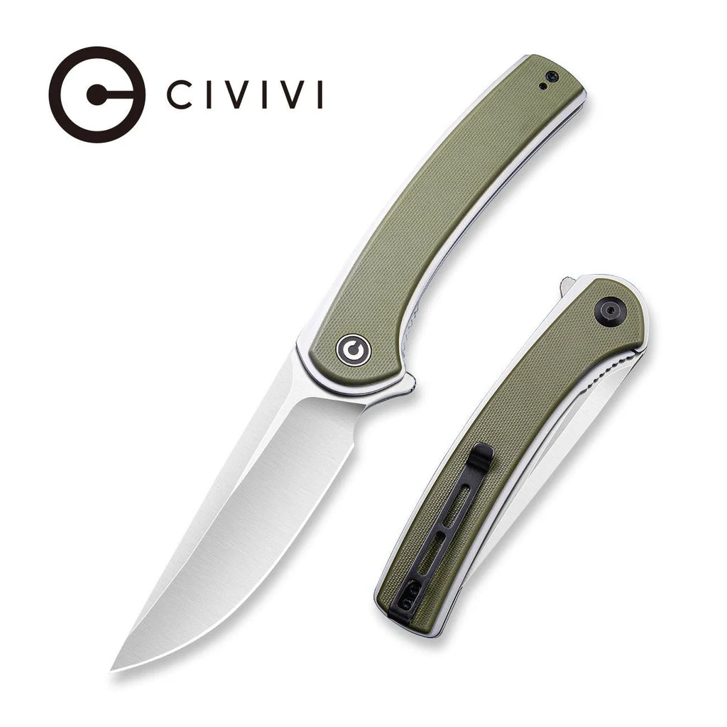 CIVIVI Asticus Flipper Knife G10 Handle (3.80" D2 Blade) C2002A