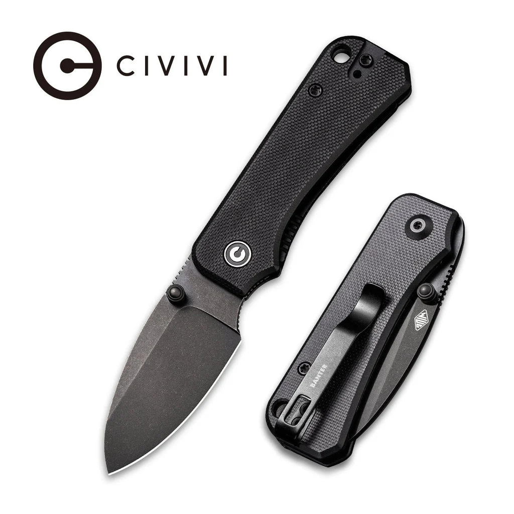 CIVIVI Baby Banter Thumb Stud Knife G10 Handle (2.34" Nitro-V Blade) C19068S-2