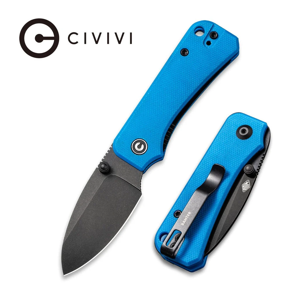 CIVIVI Baby Banter Thumb Stud Knife G10 Handle (2.34" Nitro-V Blade) C19068S-3
