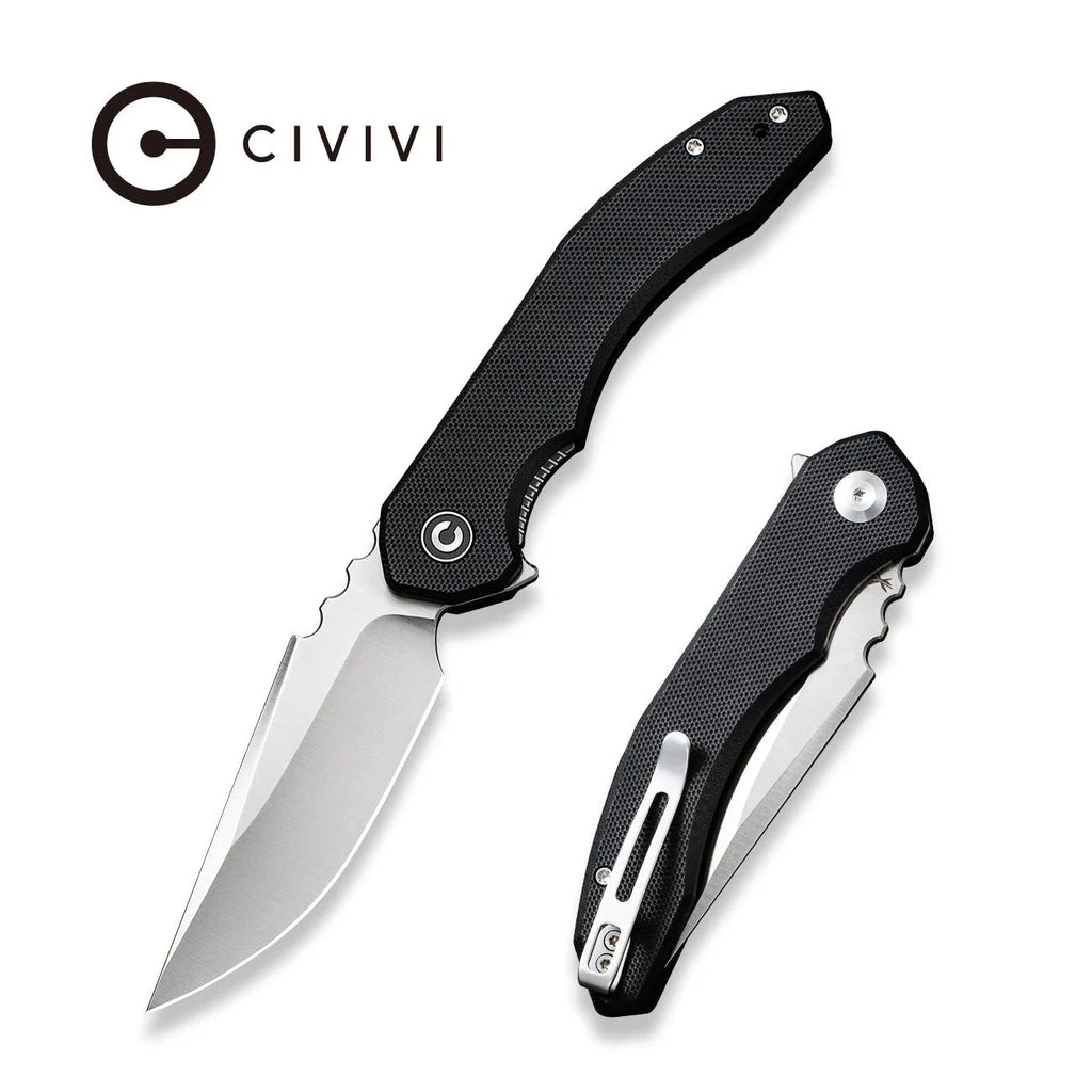 CIVIVI Bluetick Flipper Knife G10 Handle (3.47" 14C28N Blade) C23050-1
