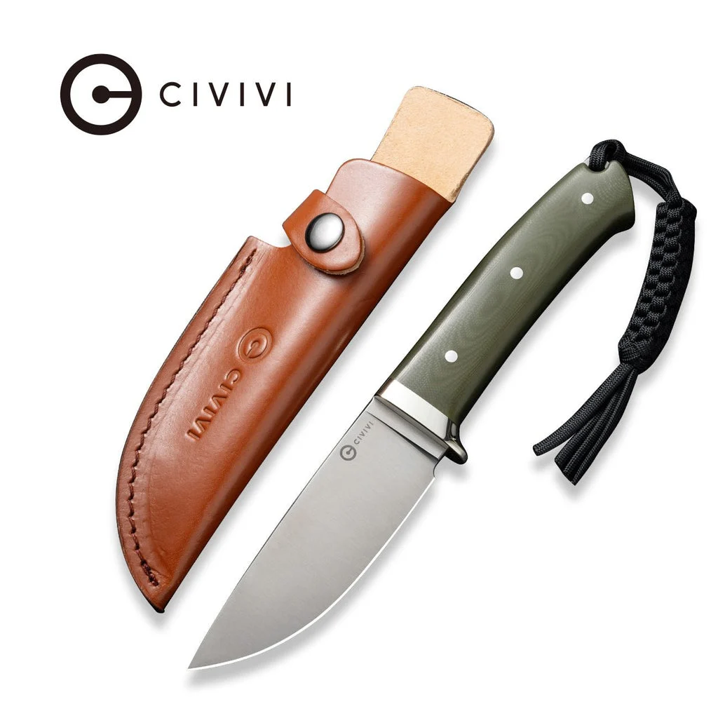 CIVIVI Cloud Peak Fixed Blade Knife G10 Handle (4.6" Nitro-V Blade) C23044-2