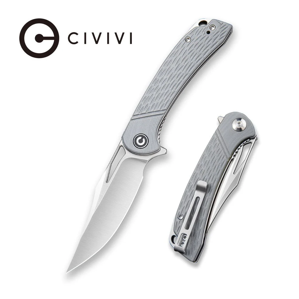 CIVIVI Dogma Flipper & Thumb Hole Knife G10 Handle (3.46" D2 Blade) C2005B
