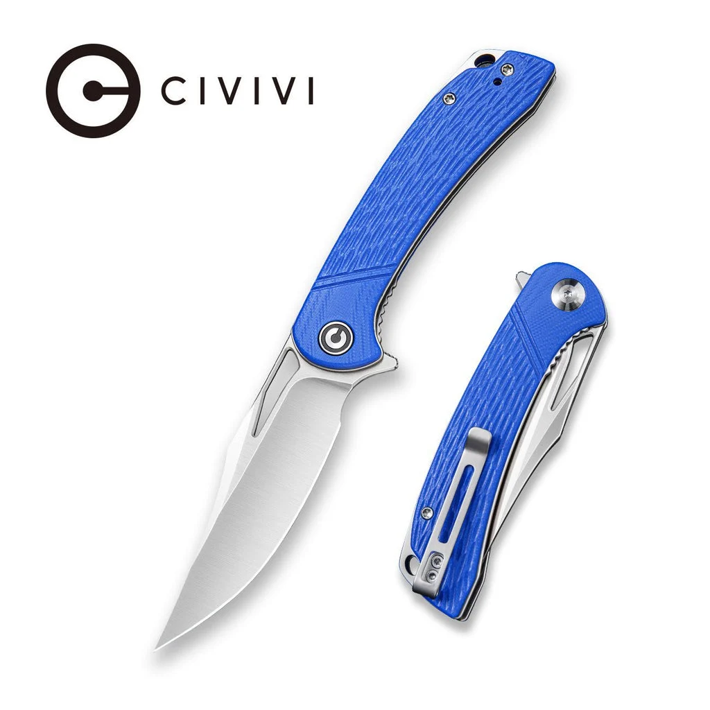 CIVIVI Dogma Flipper & Thumb Hole Knife G10 Handle (3.46" D2 Blade) C2005C
