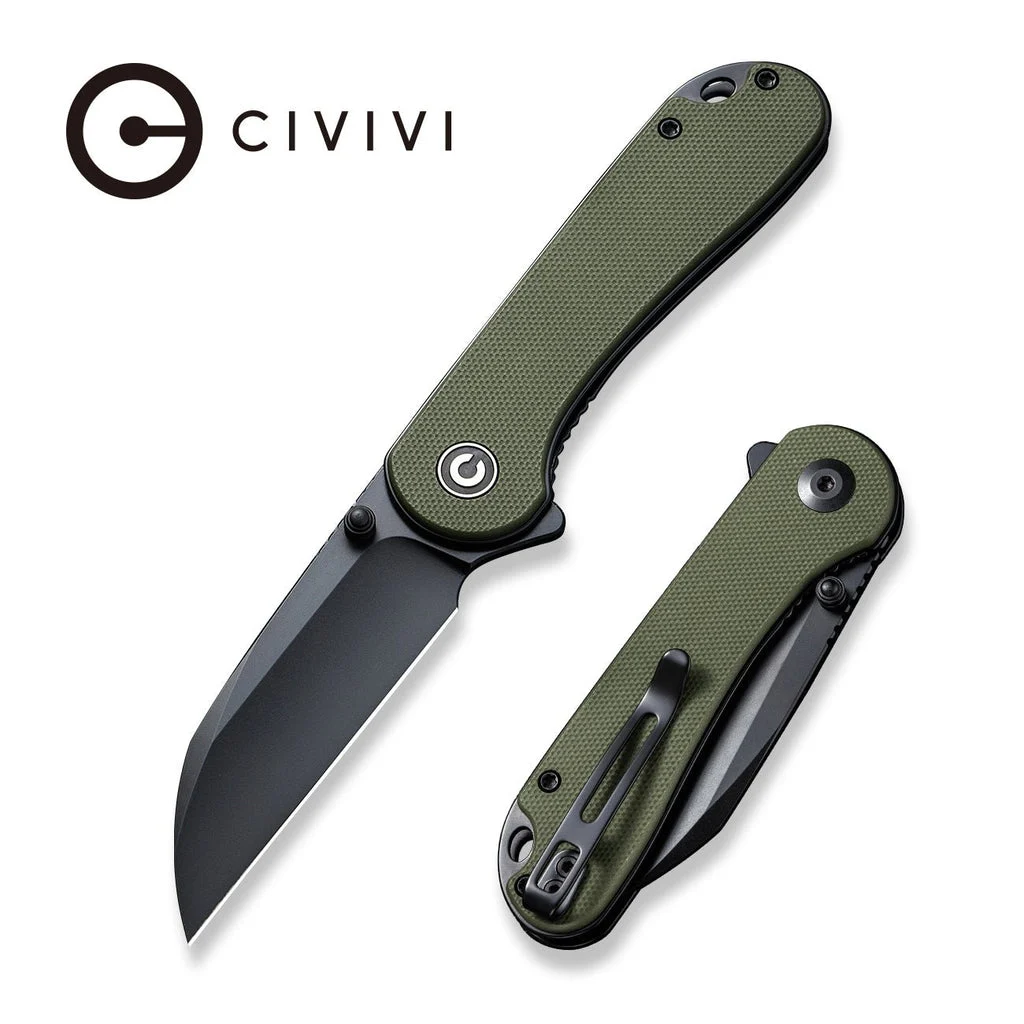 CIVIVI Elementum Flipper & Thumb Stud Knife G10 Handle (2.97" Nitro-V Blade) C18062AF-1 , With No Free Gift
