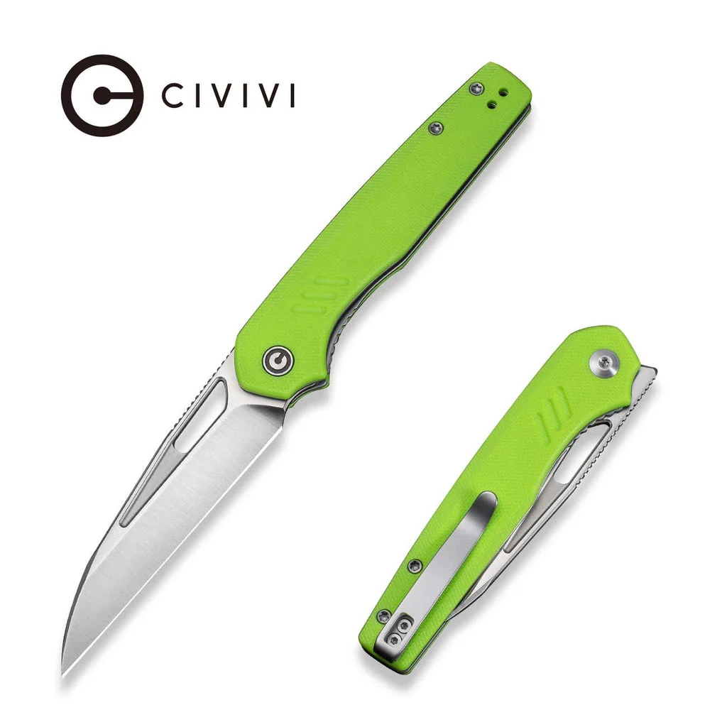 CIVIVI Guile Front Flipper & Thumb Hole Knife G10 Handle (3.25" 14C28N Blade) C24062B-3
