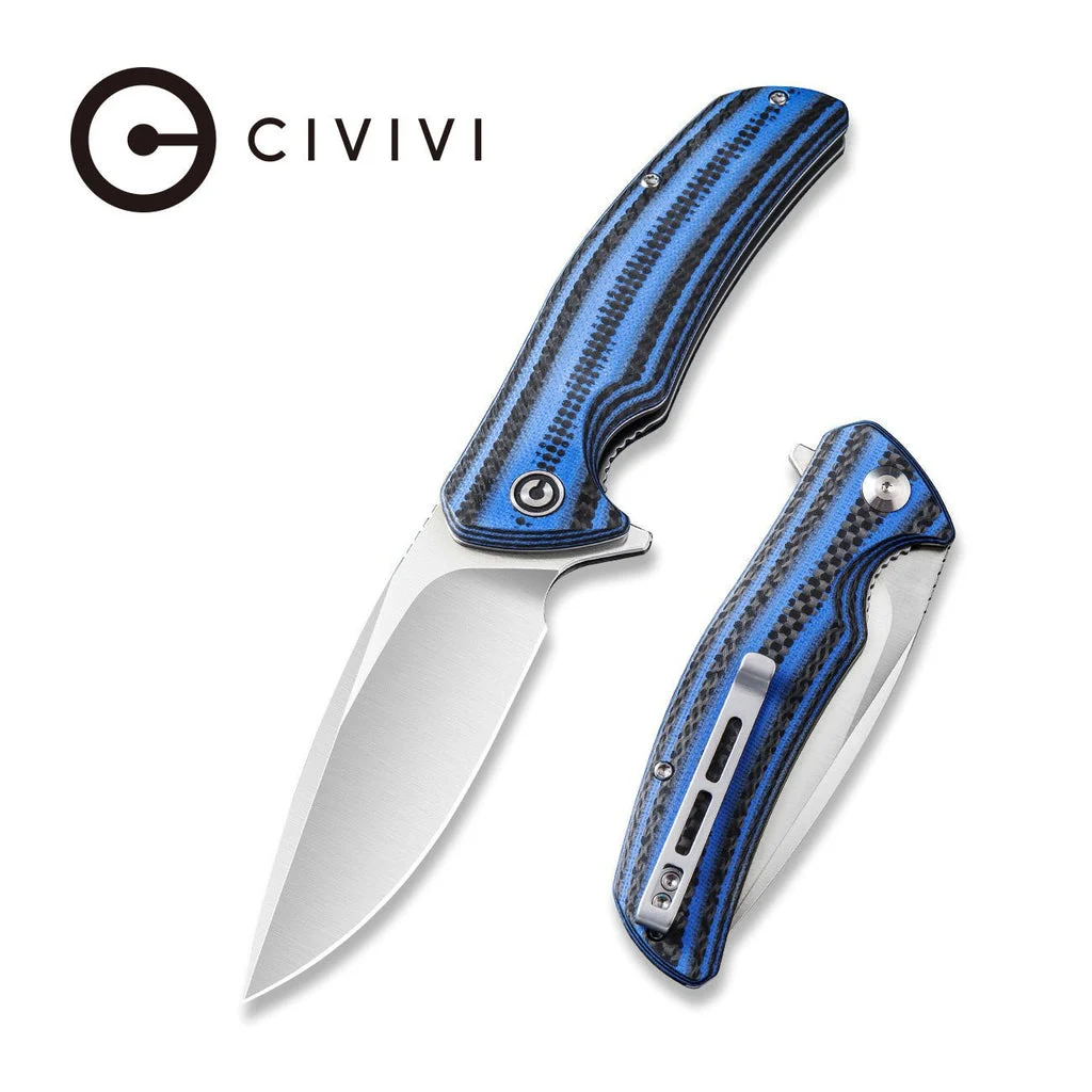 CIVIVI Incite Flipper Knife G10 & Carbon Fiber Handle (3.7'' D2 Blade) C908B