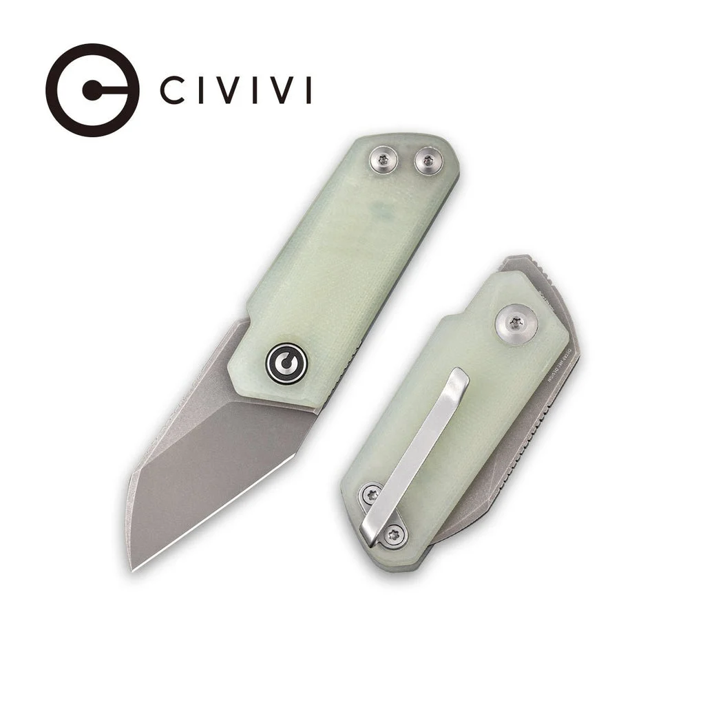 CIVIVI Ki-V Slip Joint Knife G10 Handle (1.55" 9Cr18MoV Blade) C2108A , With No Free Gift