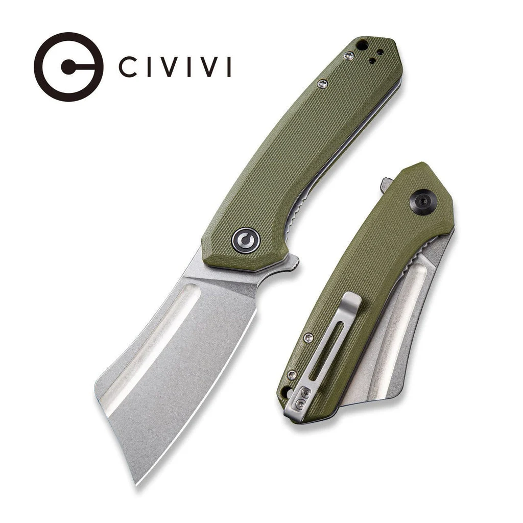 CIVIVI Mini Bullmastiff Flipper Knife G10 Handle (2.97" 9Cr18MoV Blade) C2004A