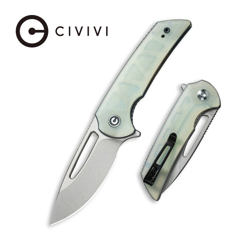 CIVIVI Odium Flipper & Thumb Hole Knife G10 Handle (2.65" D2 Blade) C2010F