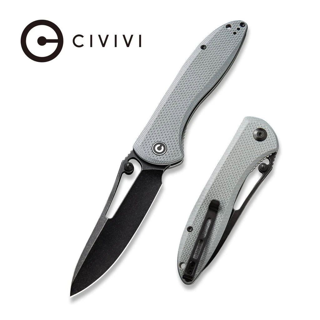 CIVIVI Picaro Thumb Stud & Thumb Hole Knife G10 Handle (3.94" D2 Blade) C916C