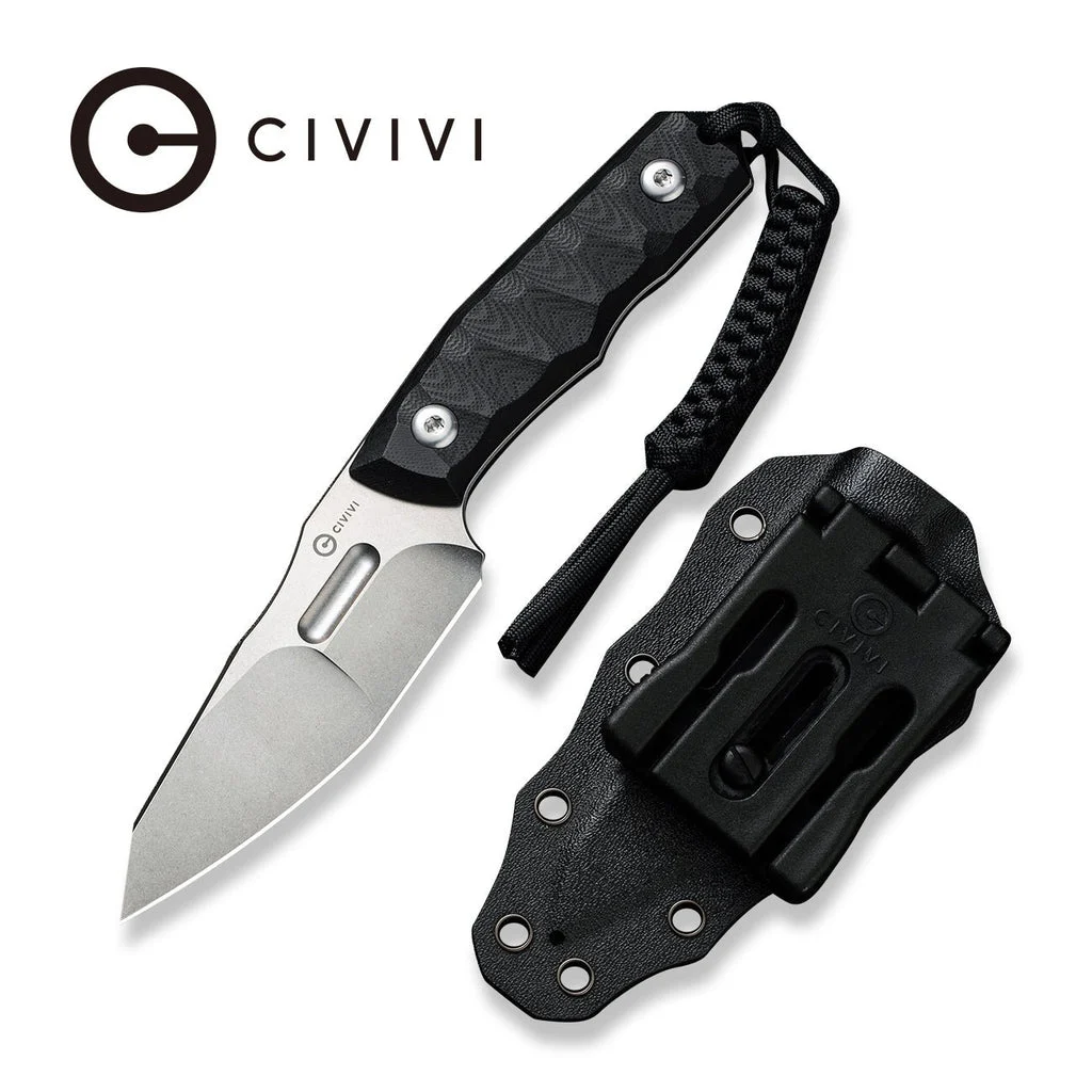 CIVIVI Propugnator Fixed Blade Knife G10 Handle (4.15" D2 Blade) C23002-1 , With No Free Gift