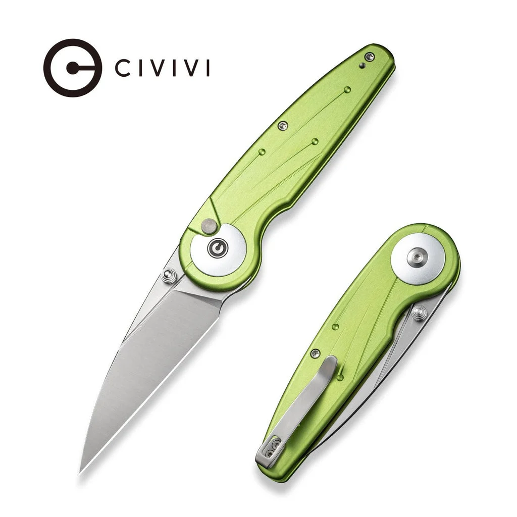 CIVIVI Starflare Thumb Stud & Button Lock Knife Aluminum Handle (3.3" Nitro-V Blade) C23052-1