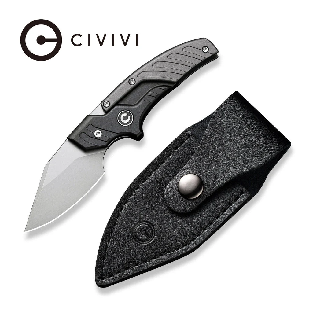 CIVIVI Typhoeus Adjustable Fixed Blade Knife Aluminum Handle (2.27" 14C28N Blade) C21036-4
