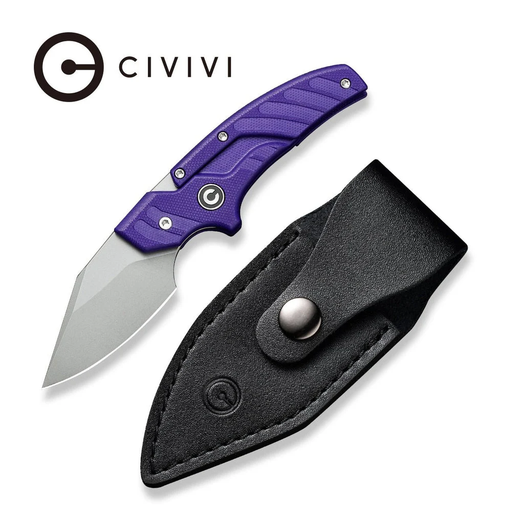 CIVIVI Typhoeus Adjustable Fixed Blade Knife G10 Handle (2.27" 14C28N Blade) C21036-2