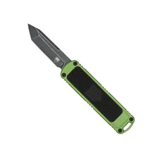 Cobratec Hornet OTF Automatic Knife Green G10 Blackwashed D2 Tanto Blade CTHNTODGTNS