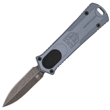 CobraTec OTF 952 Gen II Dagger Gray Aluminum (2.0" D2 Dag) 952GEN2GRYDAGNS
