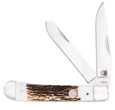 Cobratec Traditional Trapper Genuine Stag(VG-10 SS) CTTDTRPSTAG