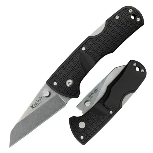 Cold Steel 20KPL Kiridashi - 2.5" 4034SS Stainless Steel Blade - Tri-Ad Lock Black Griv-Ex Handle
