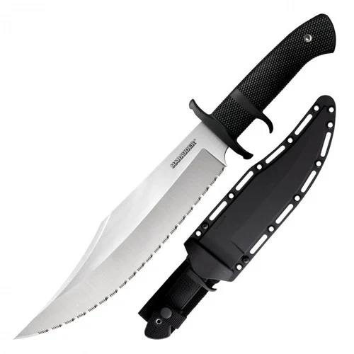 Cold Steel 39LSWBS Marauder - 9.0" Serrated Edge AUS-8A Blade - Kray-Ex Handle - Secure-Ex Sheath