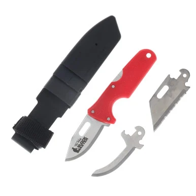 Cold Steel Click N Cut Slock Master Skinner Red 2.5in Interchangeable Blades CS40AT